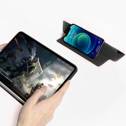 Apple iPad Pro 12.9 2018 (3.Nesil) Kılıf Zore Nort Arkası Şeffaf Standlı Kılıf - 10