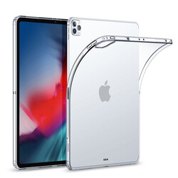 Apple iPad Pro 12.9 2020 (4.Nesil) Kılıf Zore Tablet Süper Silikon Kapak - 1