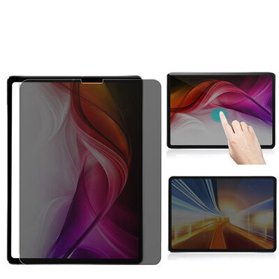Apple iPad Pro 12.9 2020 (4.Nesil) Zore Tablet Privacy Temperli Cam Ekran Koruyucu - 3