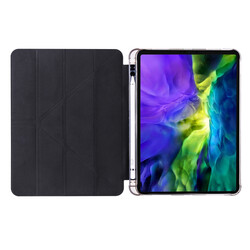 Apple iPad Pro 12.9 2020 (4.Generation) Case Zore Tri Folding Smart With Pen Stand Case - 13