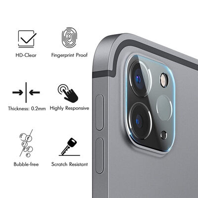 Apple iPad Pro 12.9 2020 (4.Generation) Zore Camera Lens Protector Glass - 4
