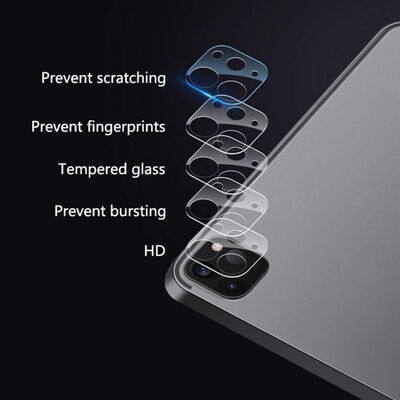 Apple iPad Pro 12.9 2020 (4.Generation) Zore Camera Lens Protector Glass - 6