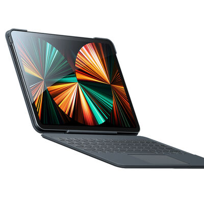 Apple iPad Pro 12.9 2021 (5.Nesil) Benks KB02 Kablosuz Klavyeli Kılıf - 14