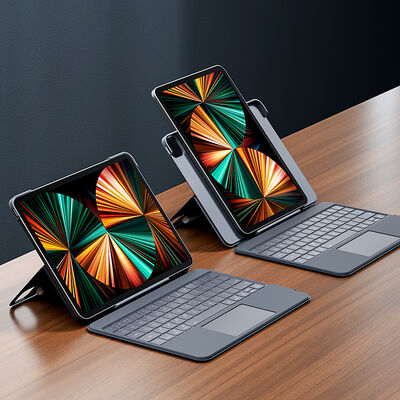 Apple iPad Pro 12.9 2021 (5.Nesil) Benks KB02 Kablosuz Klavyeli Kılıf - 12
