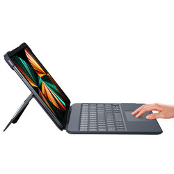 Apple iPad Pro 12.9 2021 (5.Nesil) Benks KB02 Kablosuz Klavyeli Kılıf - 3