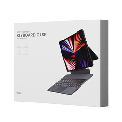 Apple iPad Pro 12.9 2021 (5.Nesil) Benks KB02 Kablosuz Klavyeli Kılıf - 13