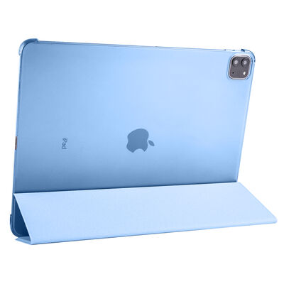 Apple iPad Pro 12.9 2021 (5.Nesil) Zore Smart Cover Standlı 1-1 Kılıf - 8