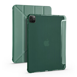 Apple iPad Pro 12.9 2022 M2 Case Zore Tri Folding Stand Case with Pen Compartment - 14