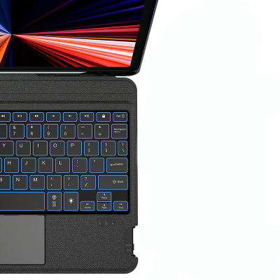 Apple iPad Pro 12.9 2022 M2 Wiwu MagTouch Series Case with Hidden Pen Compartment and Keyboard - 14