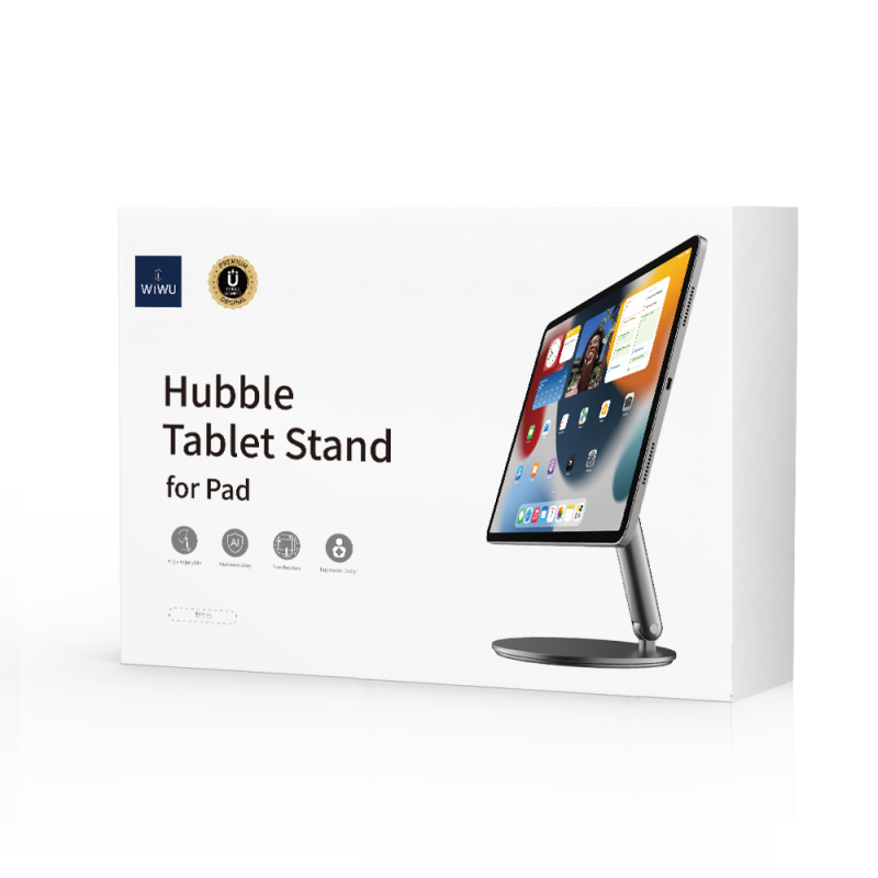 Apple iPad Pro 12.9 2022 M2 Wiwu ZM-310 360 Derece Dönebilen Magnetik Başlıklı Tablet Standı - 15