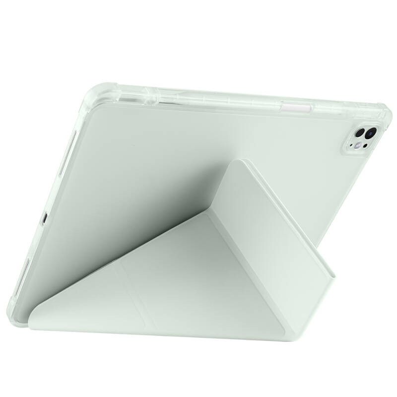 Apple iPad Pro 13 2024 Kılıf Zore Tri Folding Kalem Bölmeli Standlı Kılıf - 5