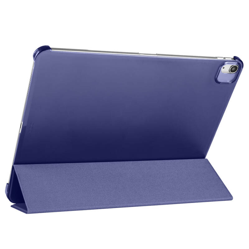 Apple iPad Pro 13 2024 Zore Smart Cover 1-in-1 Case with Stylus Holder and Stand - 13