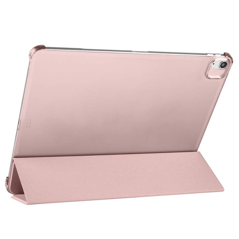 Apple iPad Pro 13 2024 Zore Smart Cover 1-in-1 Case with Stylus Holder and Stand - 16