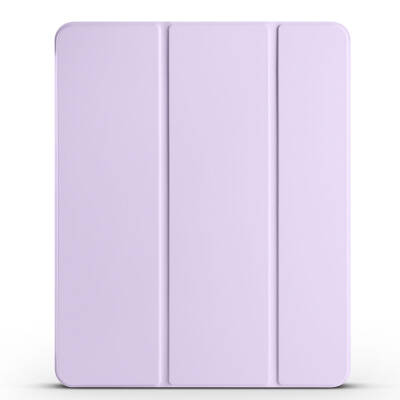 Apple iPad Pro 13 2024 Zore Smart Cover 1-in-1 Case with Stylus Holder and Stand - 5