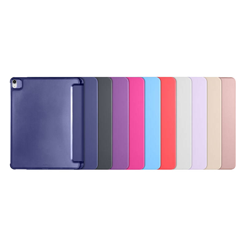 Apple iPad Pro 13 2024 Zore Smart Cover Kalem Bölmeli Standlı 1-1 Kılıf - 17