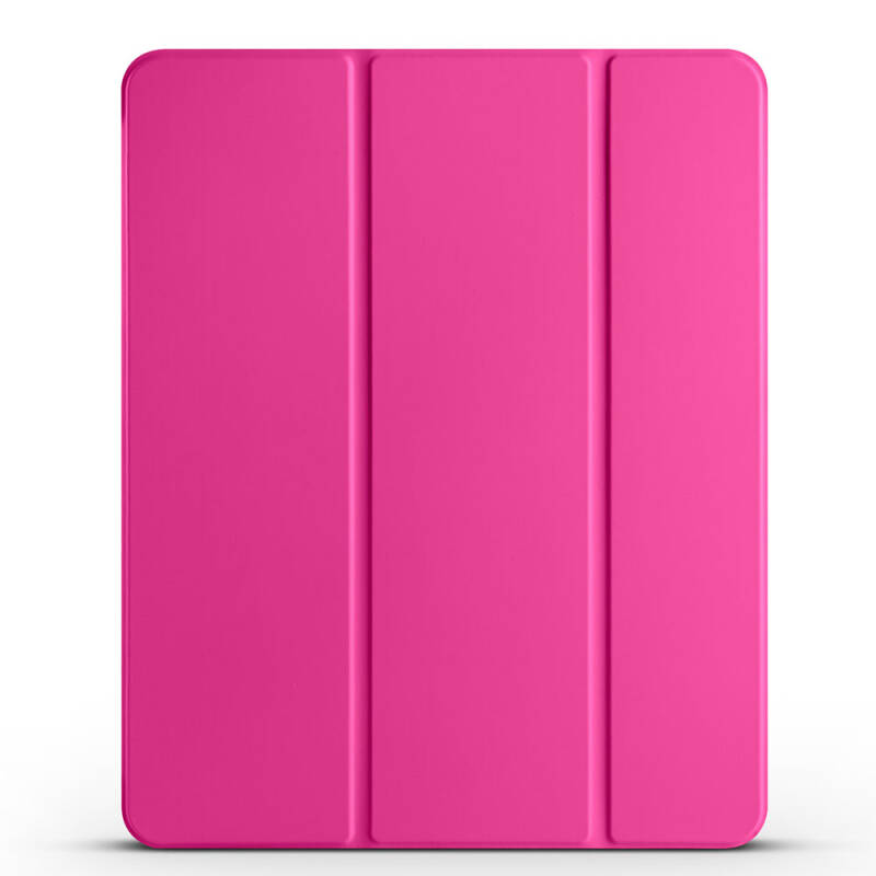 Apple iPad Pro 13 2024 Zore Smart Cover Kalem Bölmeli Standlı 1-1 Kılıf - 3