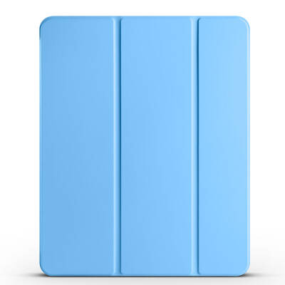 Apple iPad Pro 13 2024 Zore Smart Cover Kalem Bölmeli Standlı 1-1 Kılıf - 8
