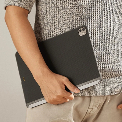 Apple iPad Pro 13 2025 M5 Kılıf Aramid Fiber Pitaka Ultra-Slim Classic Serisi Tablet Kapak - 5