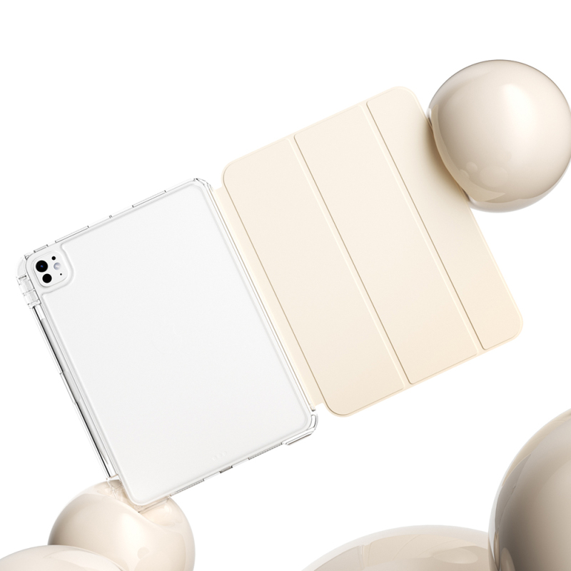 ​​Apple iPad Pro 13 2025 M5 Kılıf Magnetik Ayrılabilen Airbagli Zore Sliding Tablet Kılıfı - 18