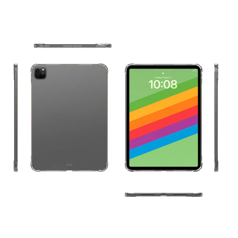 Apple iPad Pro 13 2025 M5 Kılıf Zore Tablet Nitro Anti Shock Silikon Kapak - 9