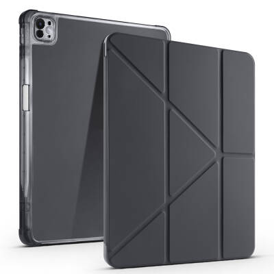 Apple iPad Pro 13 2025 M5 Kılıf Zore Tri Folding Kalem Bölmeli Standlı Kılıf - 3