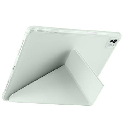 Apple iPad Pro 13 2025 M5 Kılıf Zore Tri Folding Kalem Bölmeli Standlı Kılıf - 18