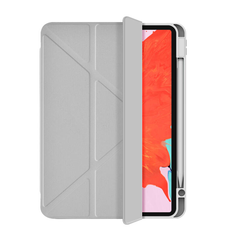 Apple iPad Pro 13 2025 M5 Wiwu 360° Dönebilen Standlı Magnetik Koruyucu Tablet Kılıfı - 1