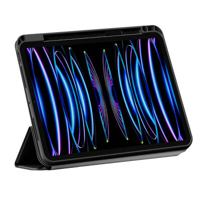 Apple iPad Pro 13 2025 M5 Wiwu 360° Dönebilen Standlı Magnetik Koruyucu Tablet Kılıfı - 12