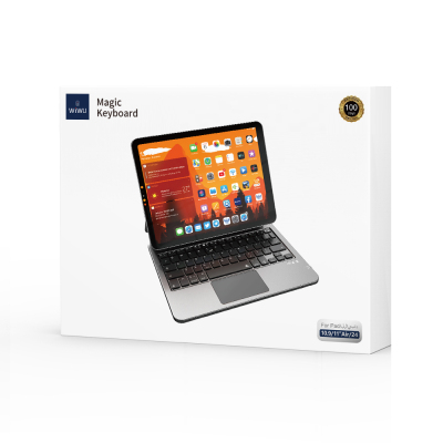 Apple iPad Pro 13 2025 M5 Wiwu MK-003 Gizli Kalem Bölmeli Klavyeli Standlı Kılıf - 9