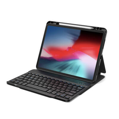 Apple iPad Pro 13 2025 M5 Wiwu Protective Gizli Kalem Bölmeli Klavyeli Kılıf - 2