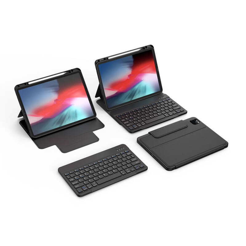 Apple iPad Pro 13 2025 M5 Wiwu Protective Keyboard Case with Hidden Pen Compartment - 10