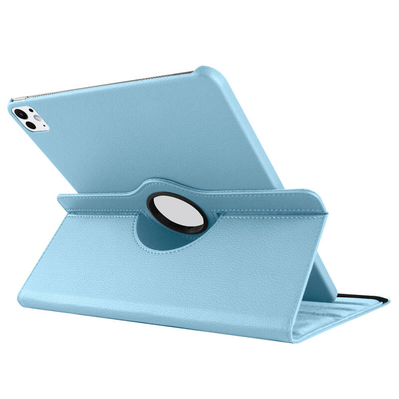 Apple iPad Pro 13 2025 M5 Zore Dönebilen Standlı Kılıf - 25