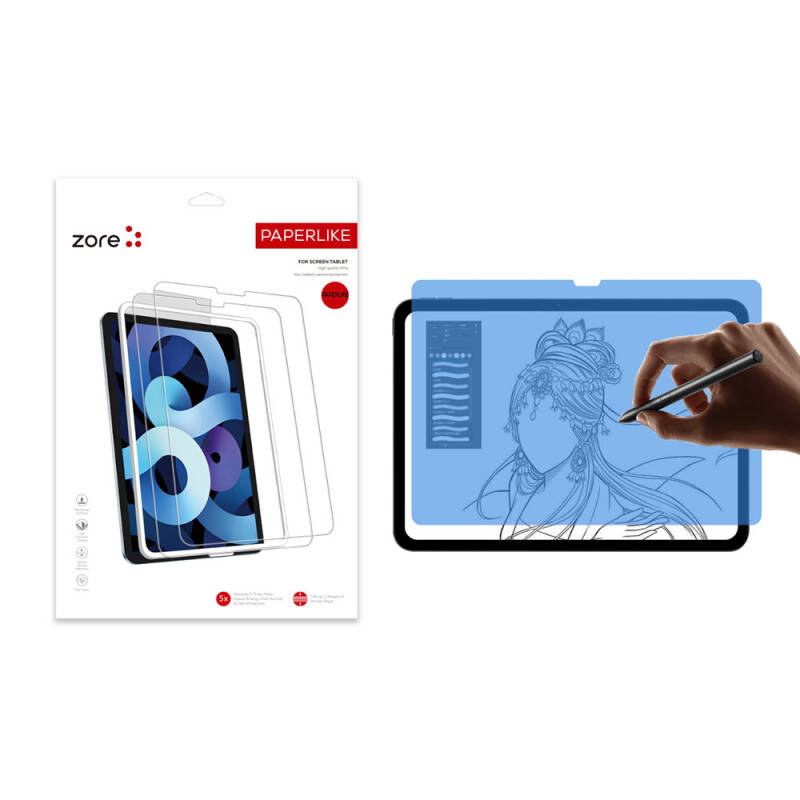 Apple iPad Pro 13 2025 M5 Zore Paper-Like Ekran Koruyucu - 1
