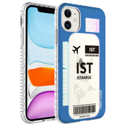 Apple iPhone 11 Case Airbag Edge Colorful Patterned Silicone Zore Elegans Cover - 6