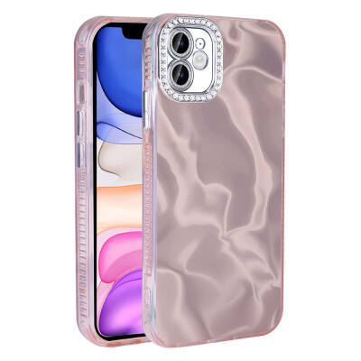 Apple iPhone 11 Case Airbag Shiny Stone Detail Design Zore Esila Cover - 2