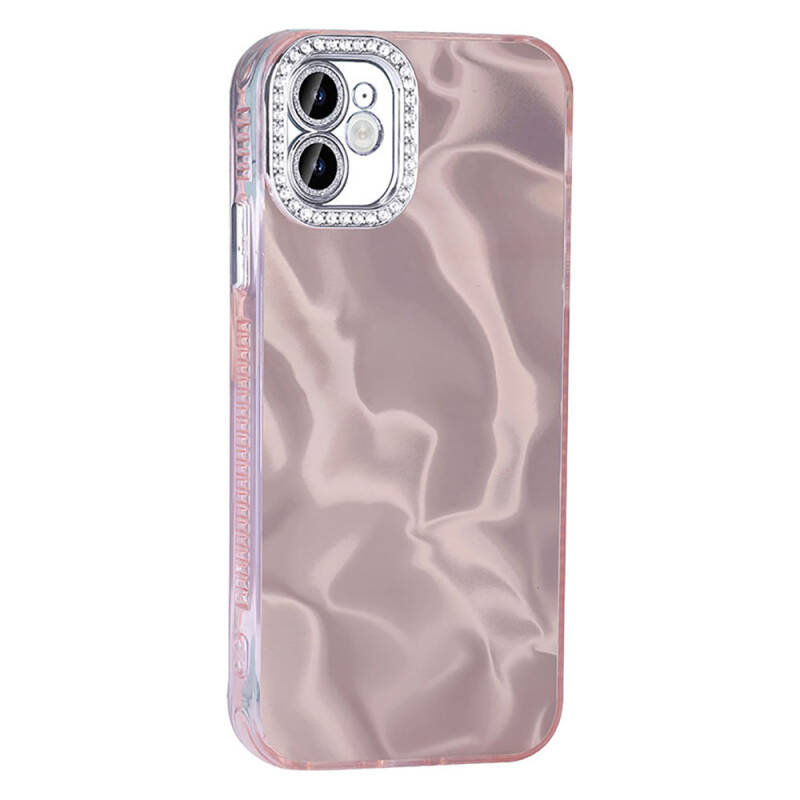 Apple iPhone 11 Case Airbag Shiny Stone Detail Design Zore Esila Cover - 4