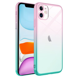 Apple iPhone 11 Case Bright Color Transition Camera Protected Zore Senkron Cover - 2