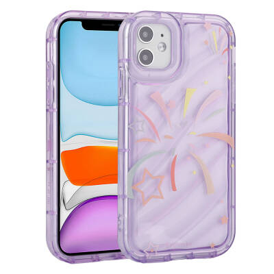 Apple iPhone 11 Case Camera Protected Colorful Airbag Framed Zore Perla Cover - 3