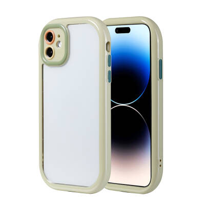 Apple iPhone 11 Case Camera Protected Colorful Edge Frame Design Zore Vitamin Cover - 4