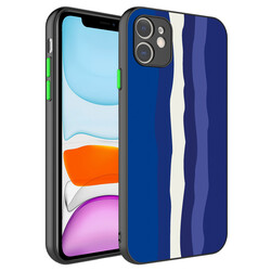 Apple iPhone 11 Case Camera Protected Colorful Tempered Zore X-Glass Cover - 6