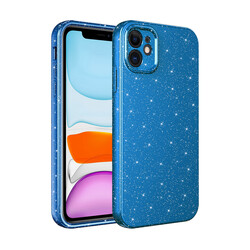 Apple iPhone 11 Case Camera Protected Glittery Luxury Zore Cotton Cover - 1