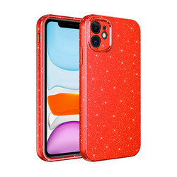 Apple iPhone 11 Case Camera Protected Glittery Luxury Zore Cotton Cover - 4