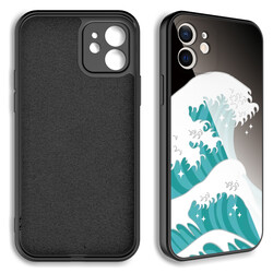 Apple iPhone 11 Case Camera Protected Patterned Hard Silicone Zore Epoksi Cover - 13