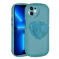 Apple iPhone 11 Case Camera Protected Pop Socket Colorful Zore Ofro Cover - 1