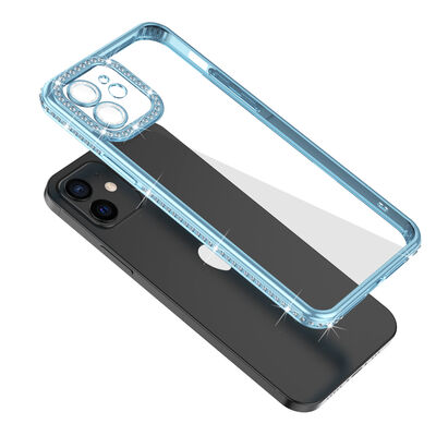 Apple iPhone 11 Case Camera Protected Stone Zore Mina Cover - 3