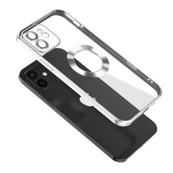 Apple iPhone 11 Case Camera Protected Zore Omega Cover With Logo - 4