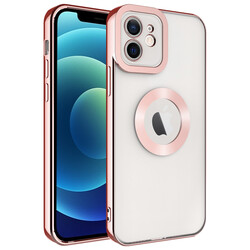 Apple iPhone 11 Case Camera Protected Zore Omega Cover With Logo - 8