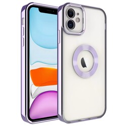 Apple iPhone 11 Case Camera Protected Zore Omega Cover With Logo - 10
