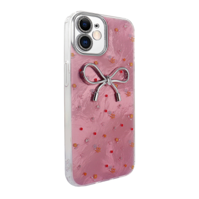 Apple iPhone 11 Case Camera Protection Figured Zore Ponti Silicone Cover - 6