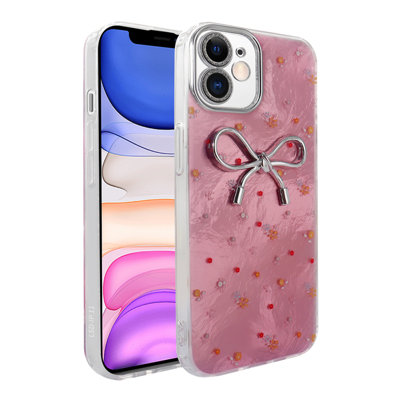 Apple iPhone 11 Case Camera Protection Figured Zore Ponti Silicone Cover - 2